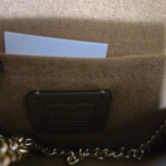 Coach handbag with matching card holder wallet - Picture 8 of 11